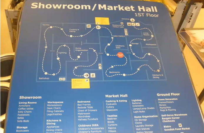 Strategi Marketing IKEA Dalam Memikat Konsumen Vokraf Blog   Showroom Map 